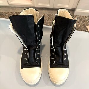 Gently used, men’s luxury high top sneakers size 12.
